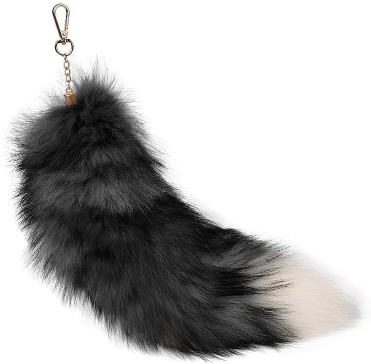 Fluffy Fox Tail Keychain Cosplay Situation — WeirdThingsToBuy weird find