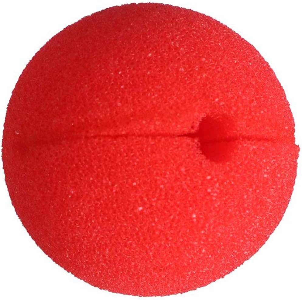 Foam Clown Nose Red Clown Energy — WeirdThingsToBuy weird find