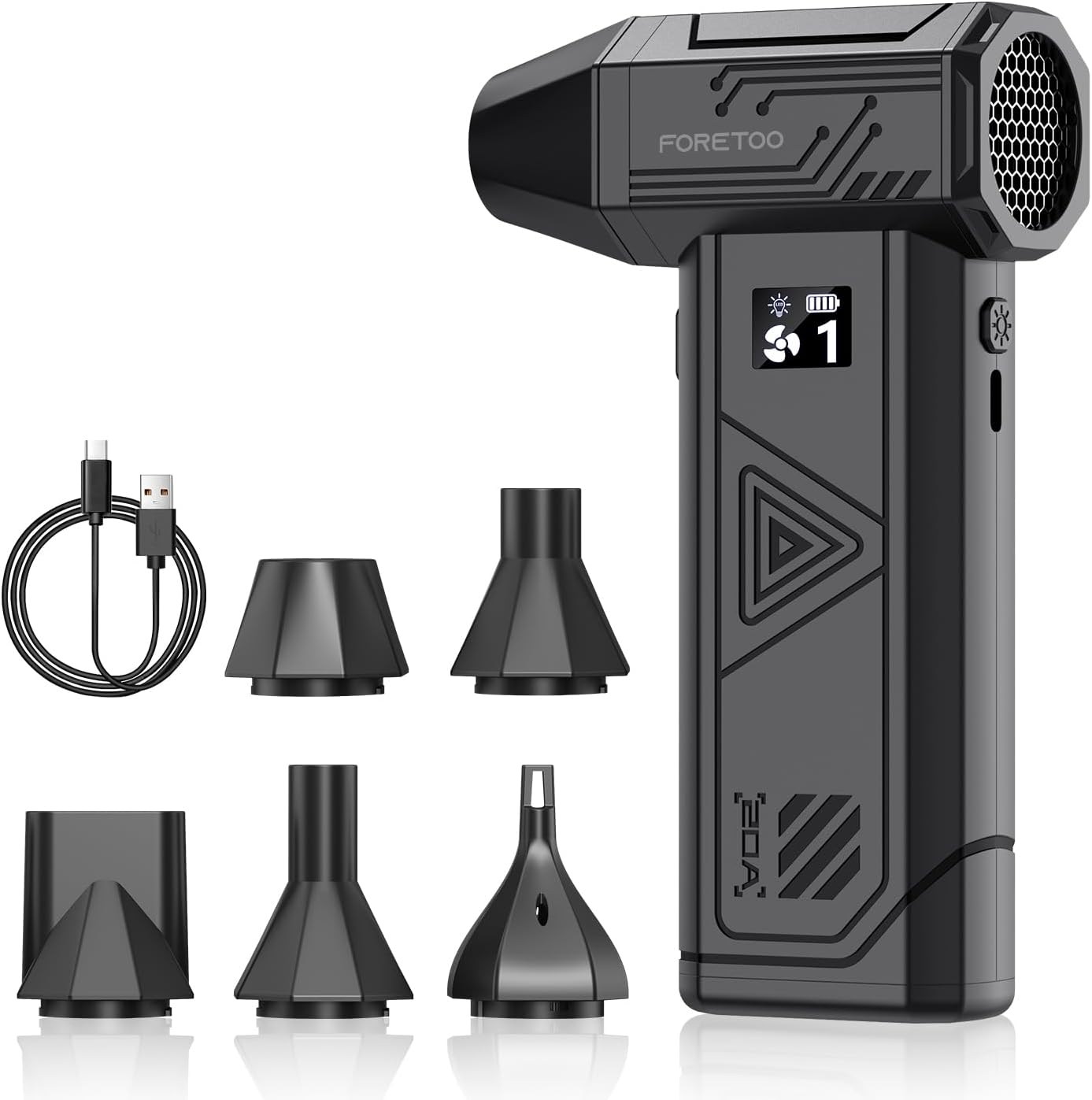 Foretoo Compressed Air Duster 130000rpm Situation — WeirdThingsToBuy weird find
