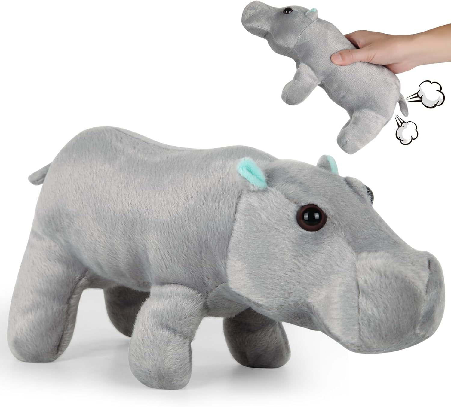 Freetoes Farting Hippo Stuffed Animal Energy — WeirdThingsToBuy weird find