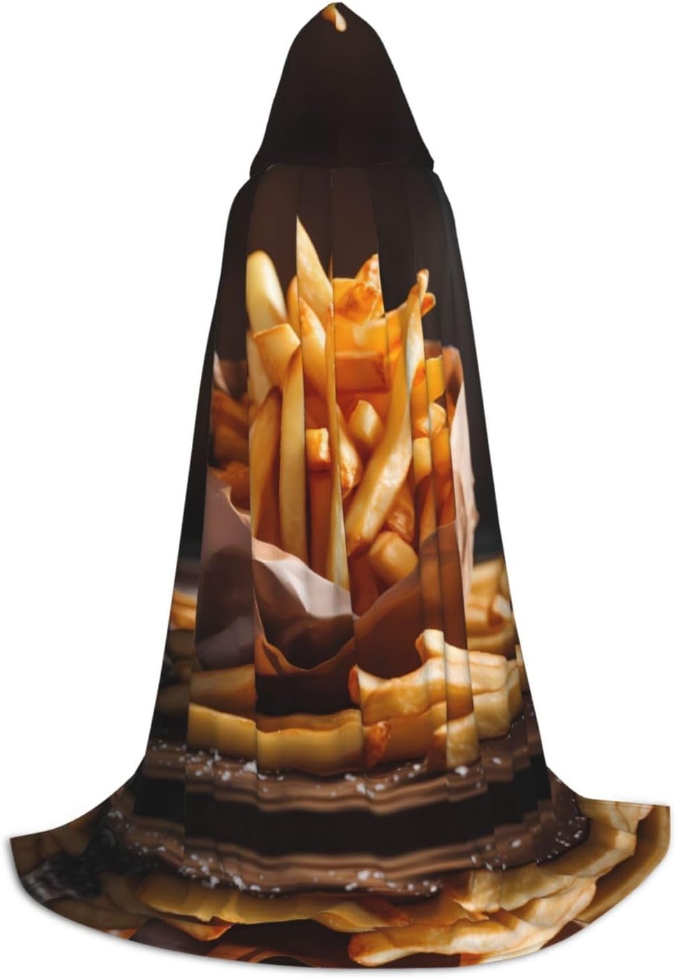 French Fried Potatoes Printed Hooded Situation — WeirdThingsToBuy weird find