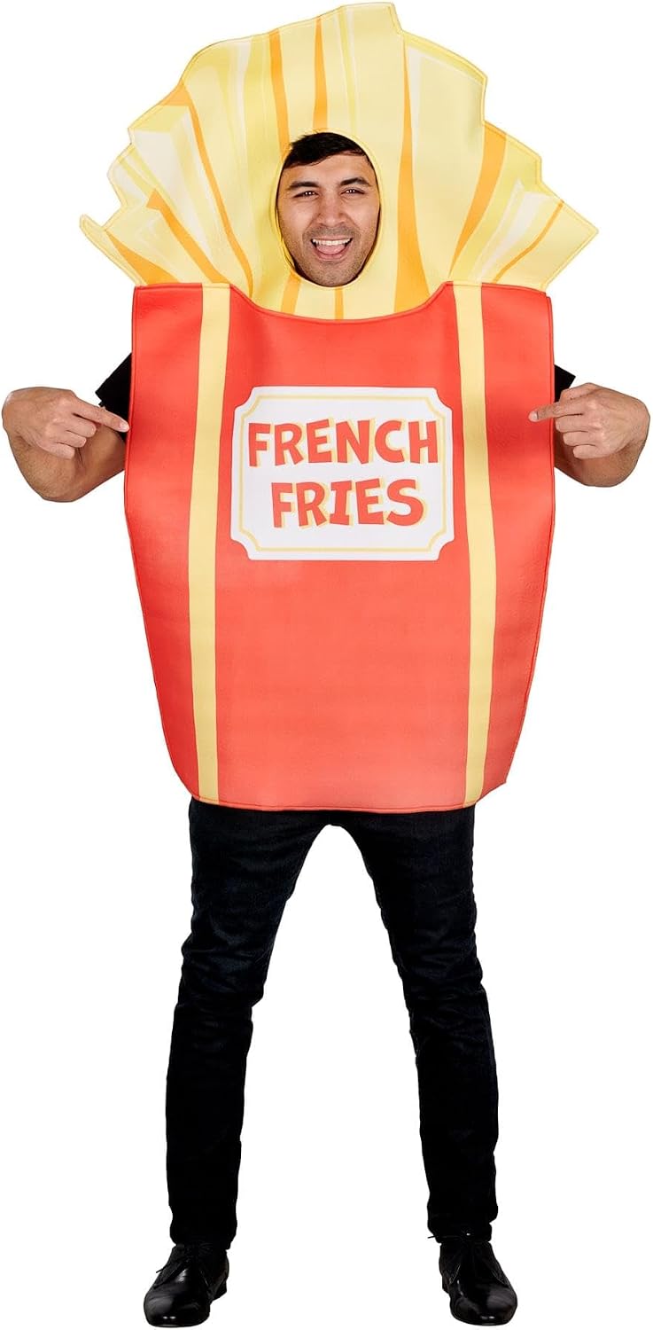 French Fries Adult Costume Situation — WeirdThingsToBuy weird find