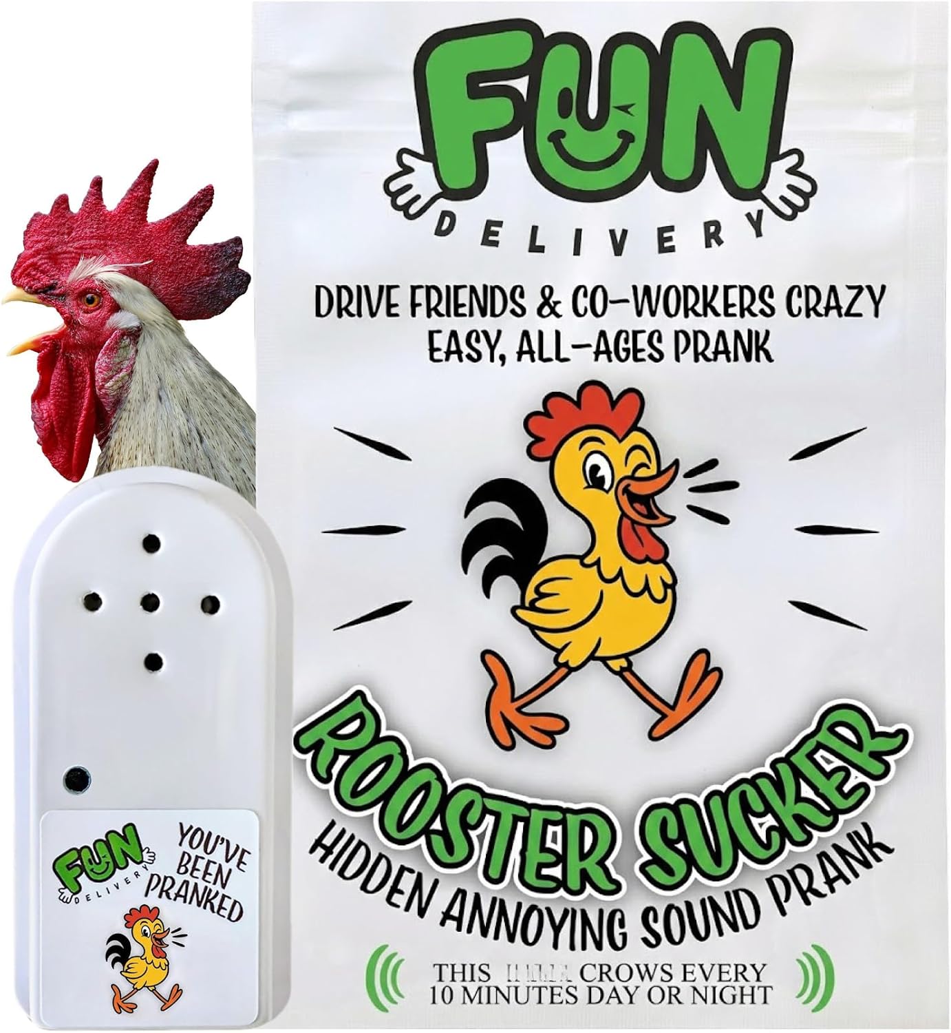 Fun Rooster Sucker Hidden Prank Situation — WeirdThingsToBuy weird find