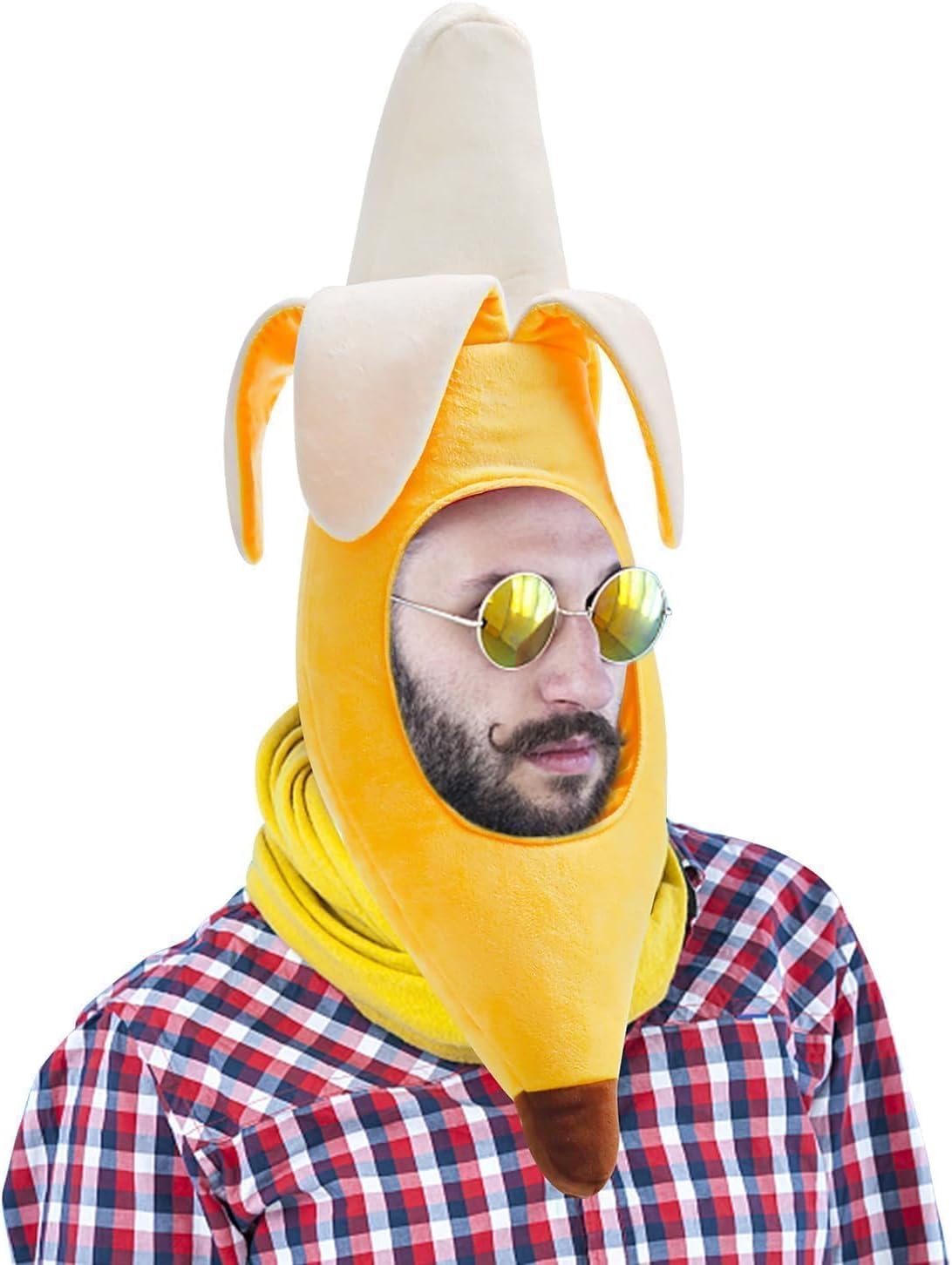 Funny Banana Hat Plush Costume Situation — WeirdThingsToBuy weird find