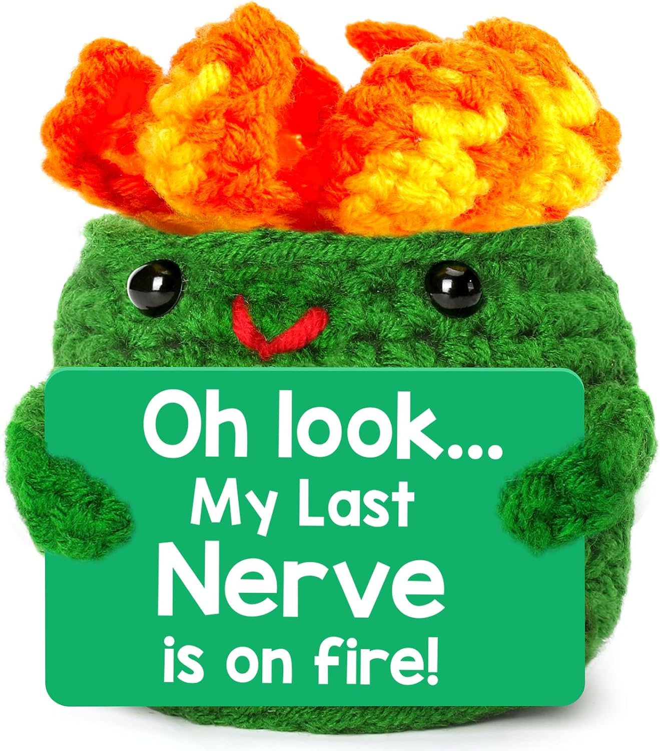 Funny Dumpster Crochet Fire Friend Energy — WeirdThingsToBuy weird find