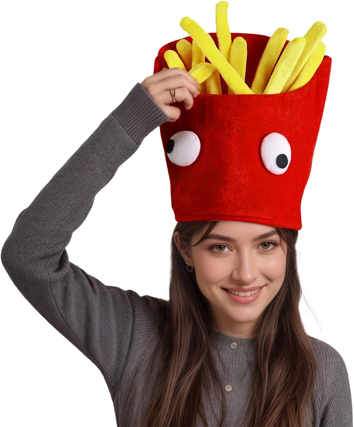 Funny French Fries Hat Men Energy — WeirdThingsToBuy weird find