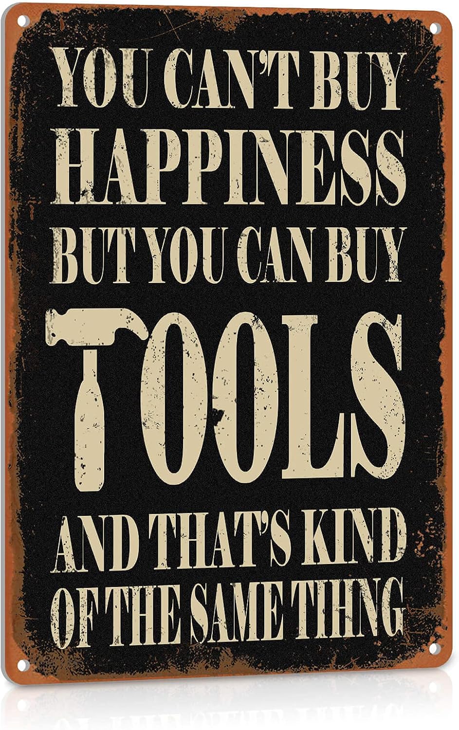 Funny Metal Sign Garage Wall Situation — WeirdThingsToBuy weird find