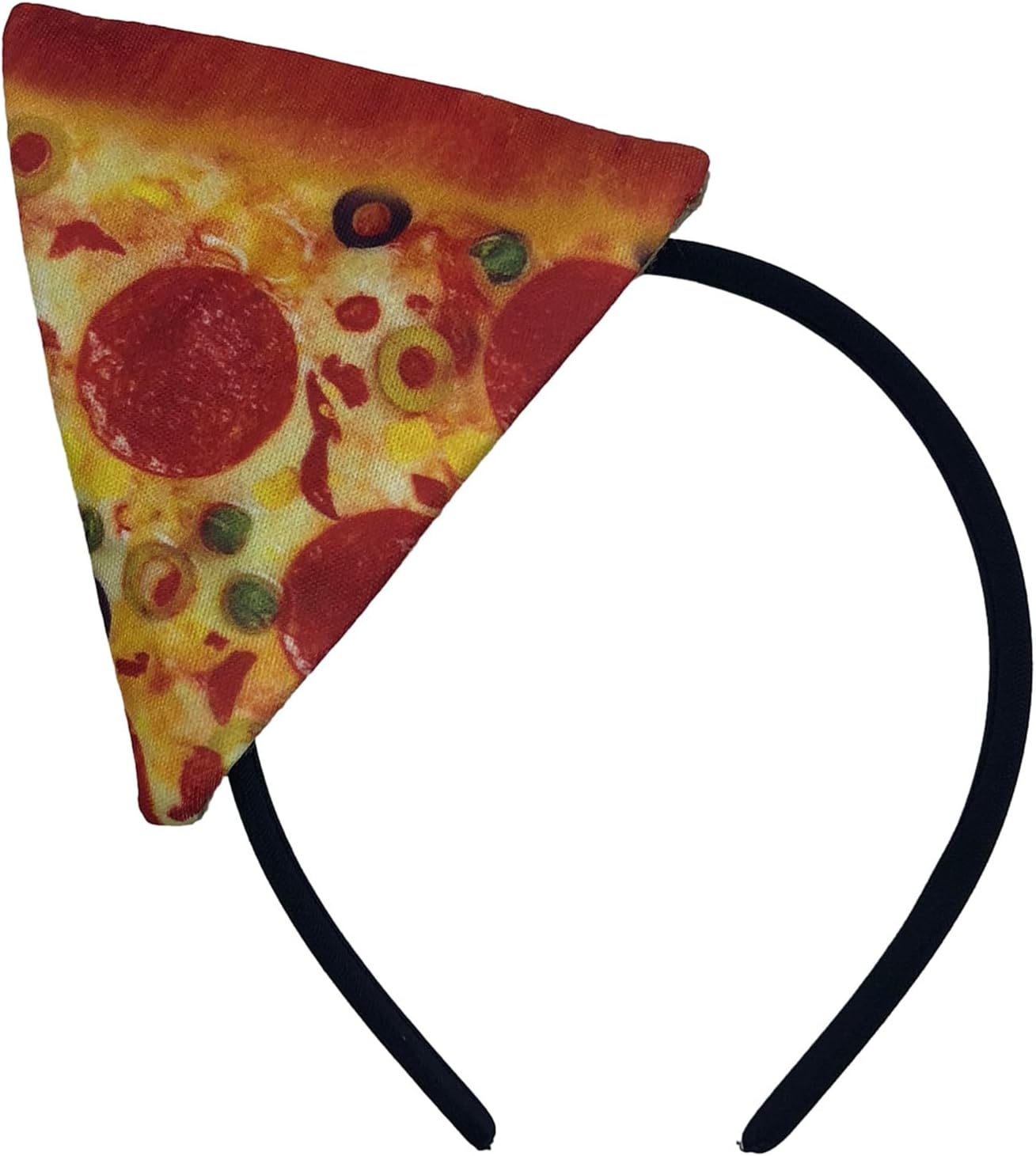 Funny Pizza Headband Fun Headband — WeirdThingsToBuy weird find