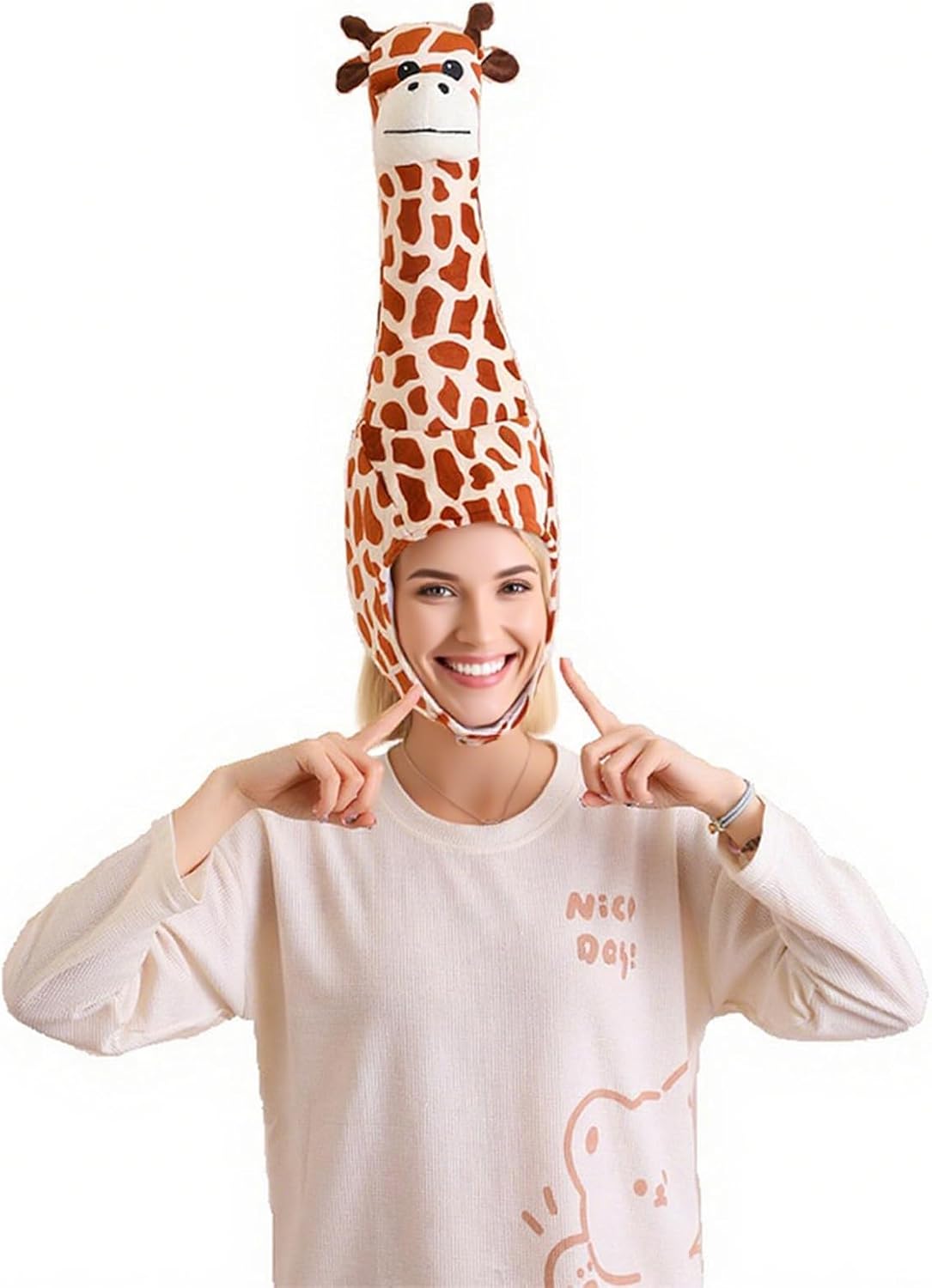 Funny Plush Hooded Hat Winter Situation — WeirdThingsToBuy weird find