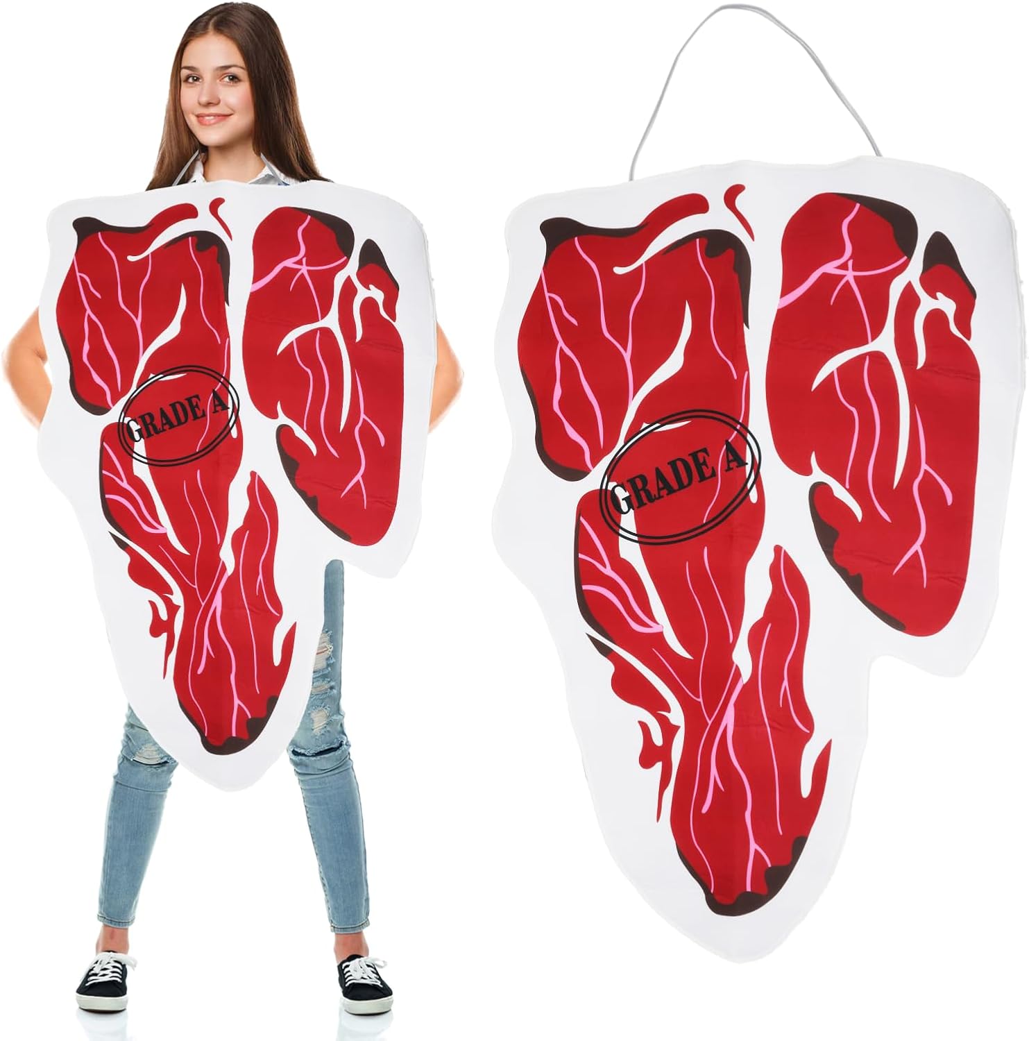 Funny Steak Costume Adults Meat — WeirdThingsToBuy weird find