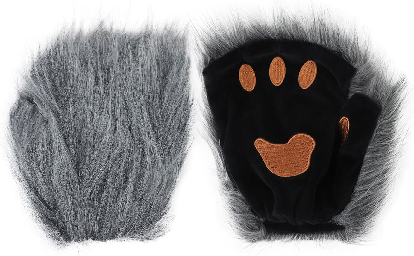 Furry Faux Fur Cat Paw Energy — WeirdThingsToBuy weird find