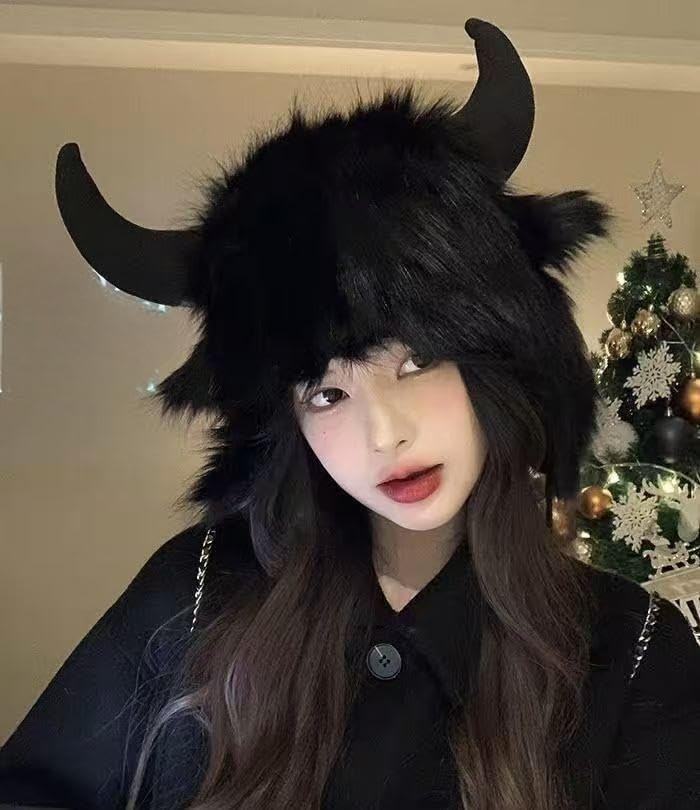 Fuzzy Animal Horns Ears Winter Energy — WeirdThingsToBuy weird find