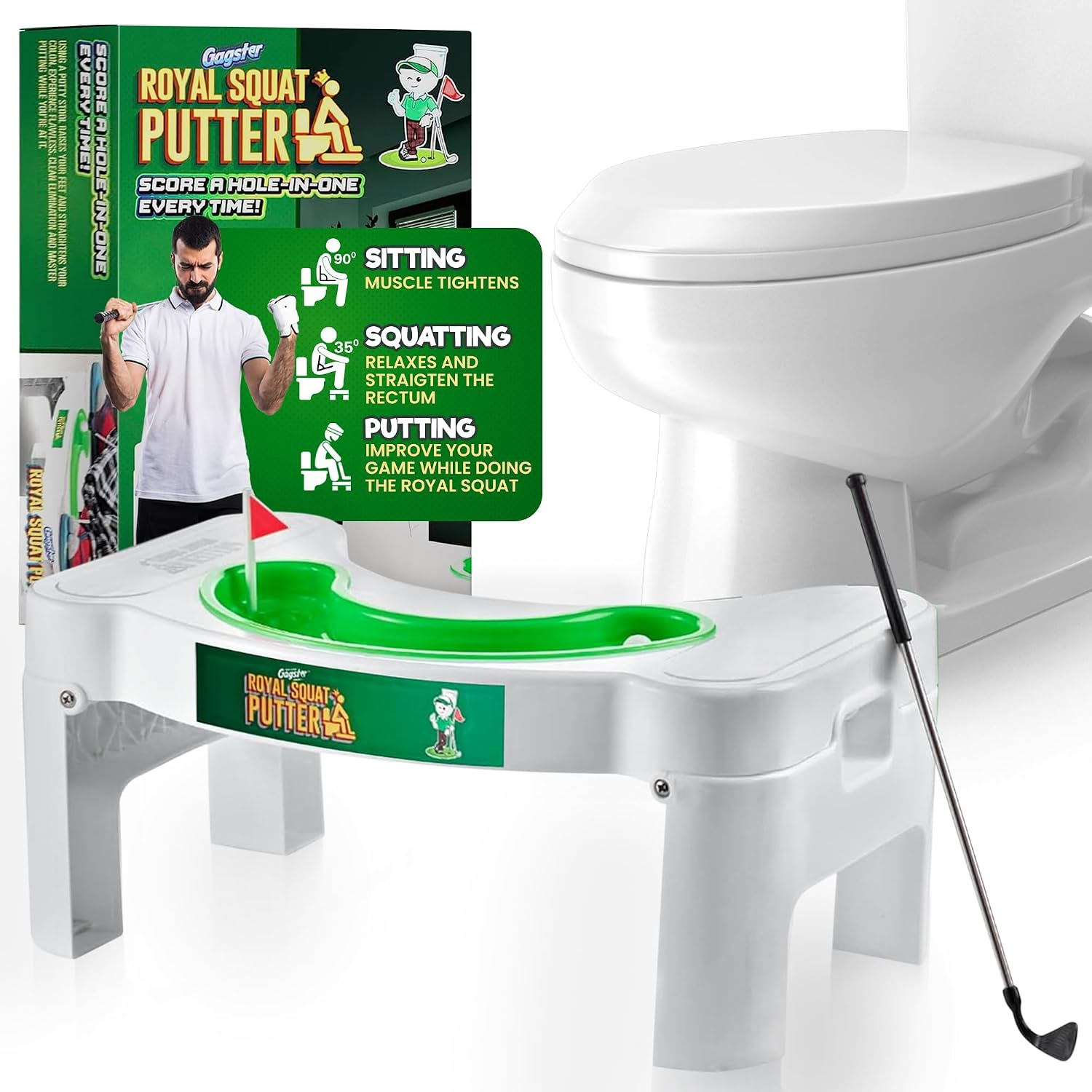 Gagster Royal Squat Putter Energy — WeirdThingsToBuy weird find