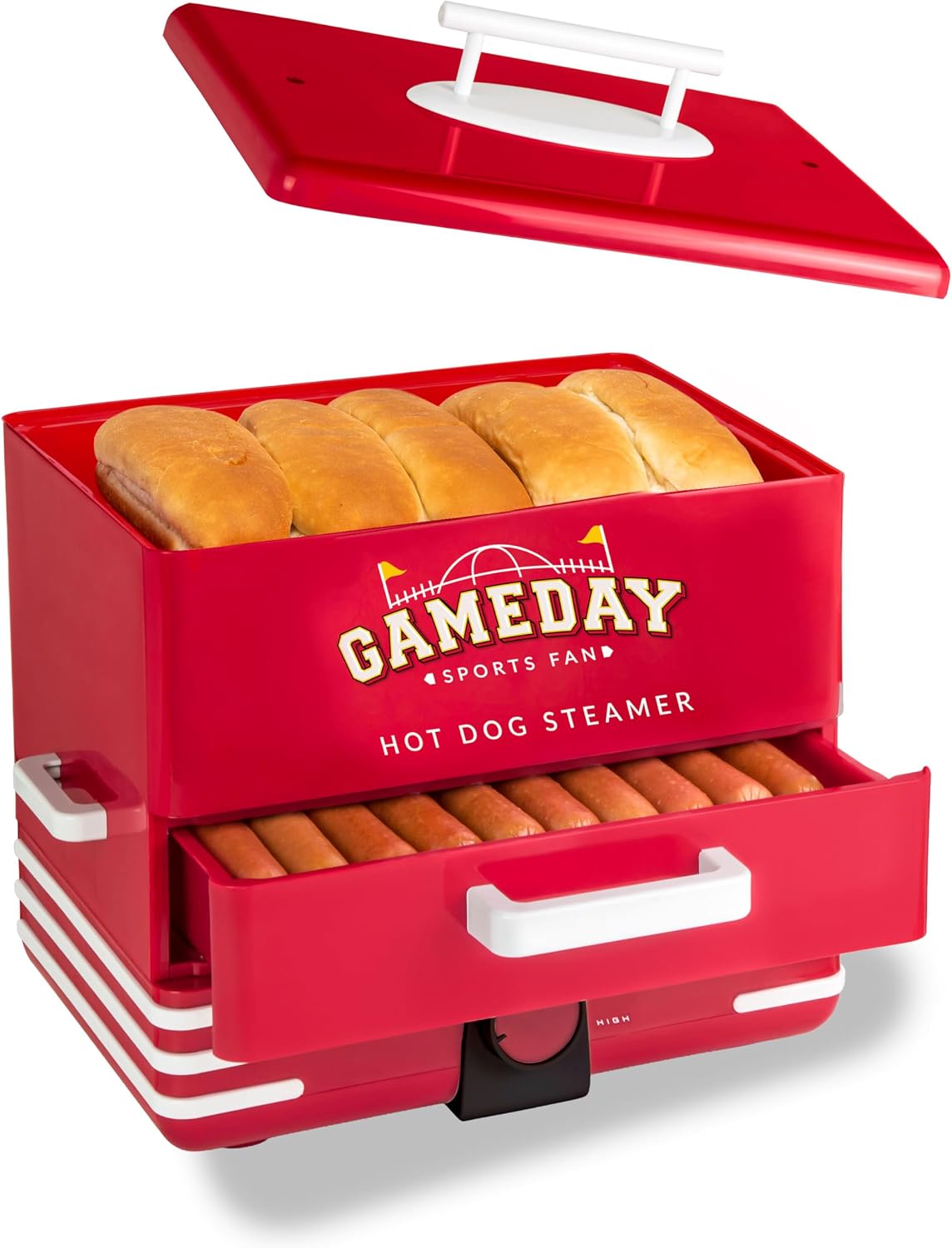 Game Day Hot Dog Steamer Situation — WeirdThingsToBuy weird find