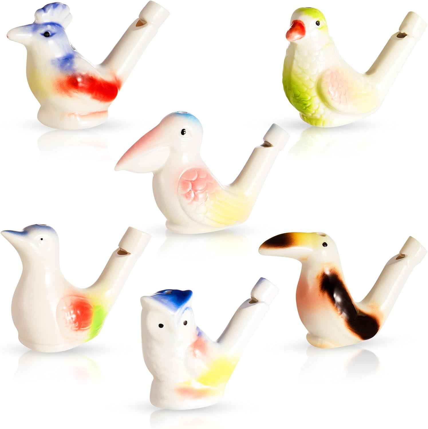 Gejoy 6 Bird Water Whistles — WeirdThingsToBuy weird find