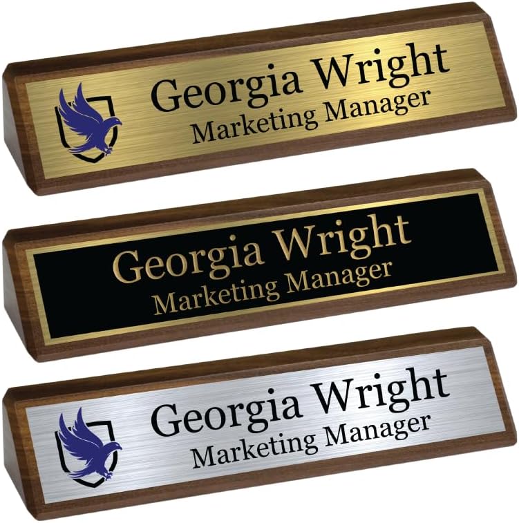 Gem Awards Custom Name Plate — WeirdThingsToBuy weird find