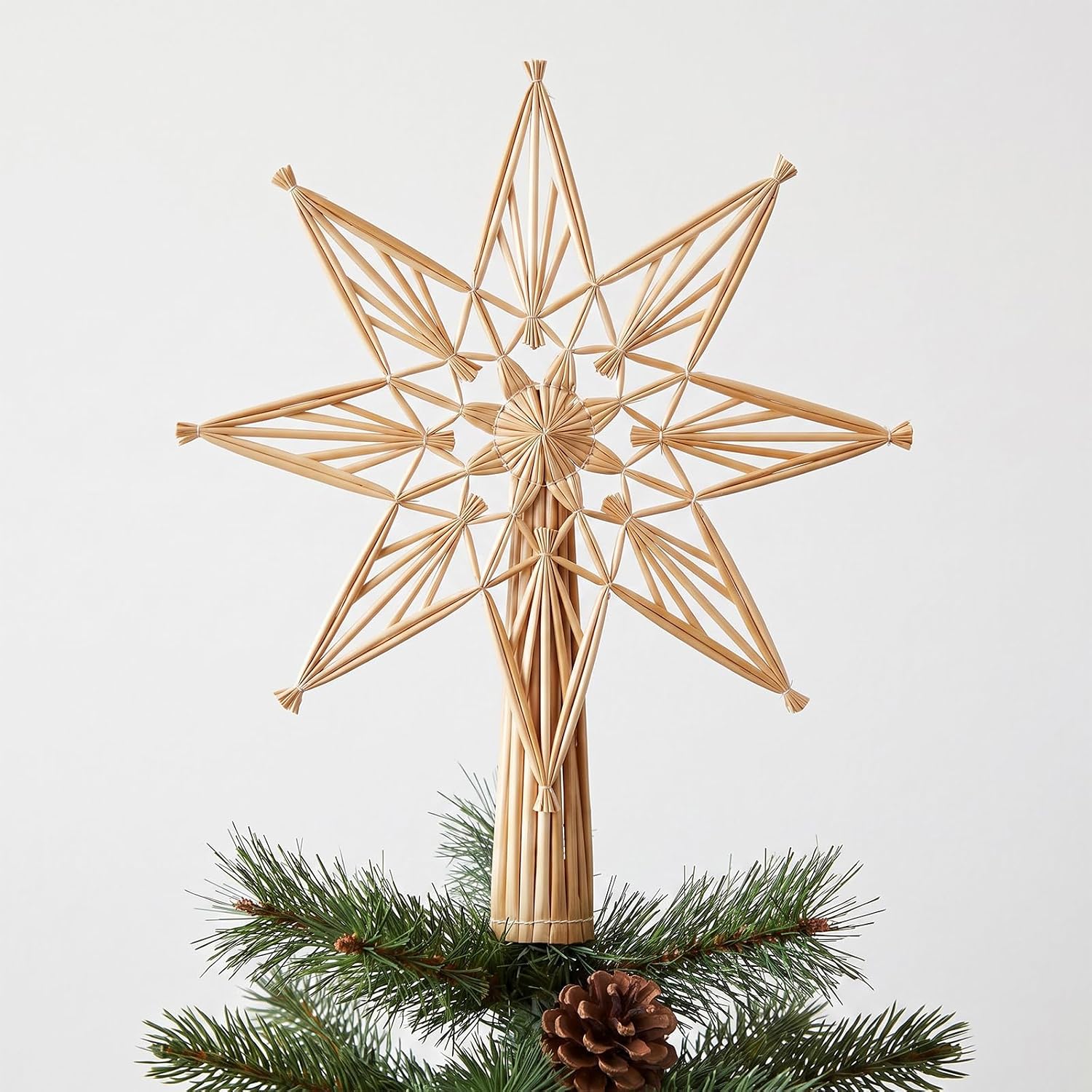 Gemscream Christmas Straw Star Tree — WeirdThingsToBuy weird find