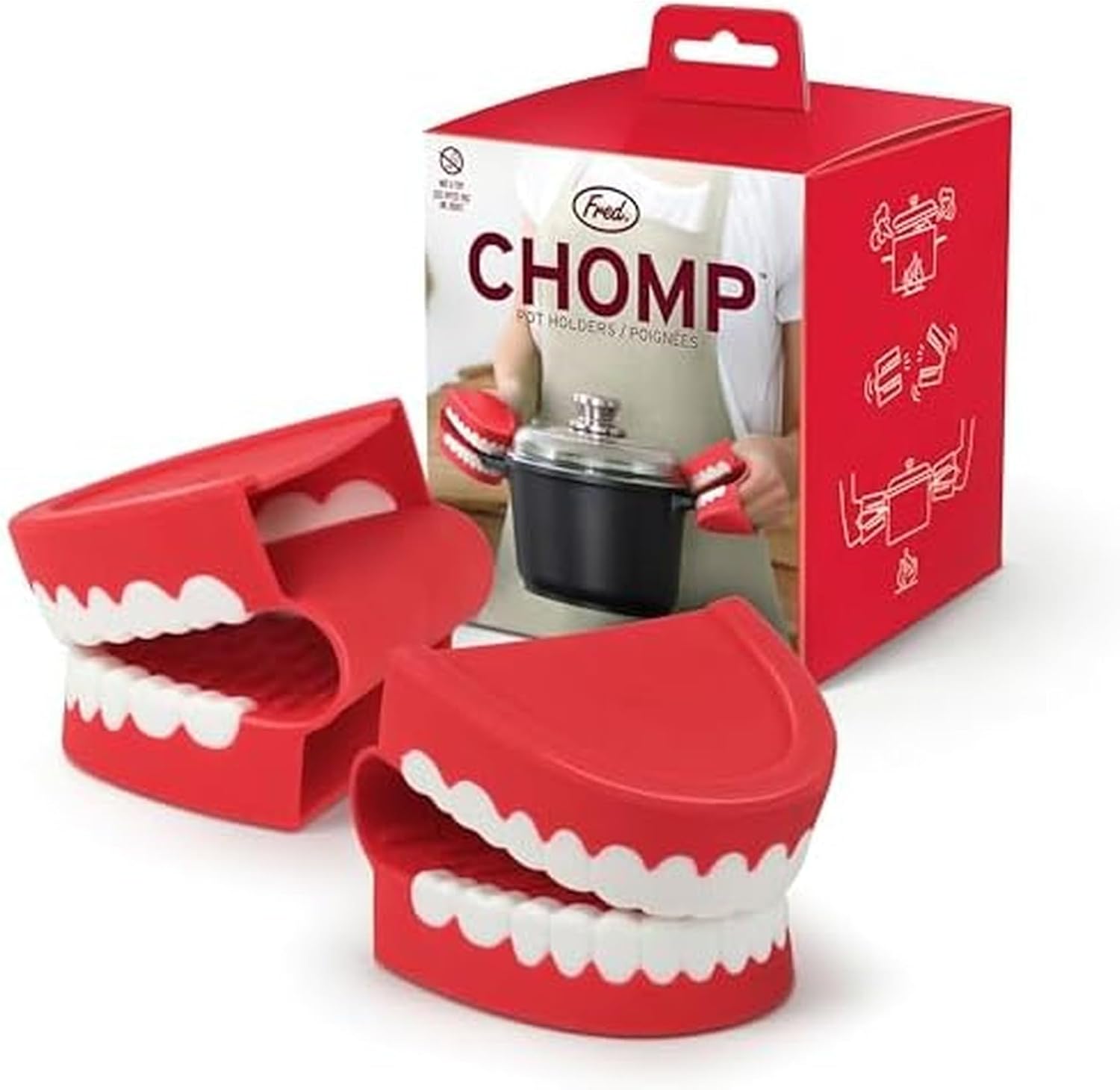 Genuine Fred Chomp Pot Holders Situation — WeirdThingsToBuy weird find