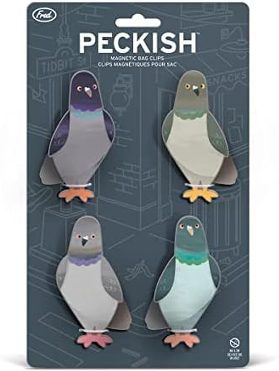 Genuine Fred Peckish Pigeon Magnetic Situation — WeirdThingsToBuy weird find