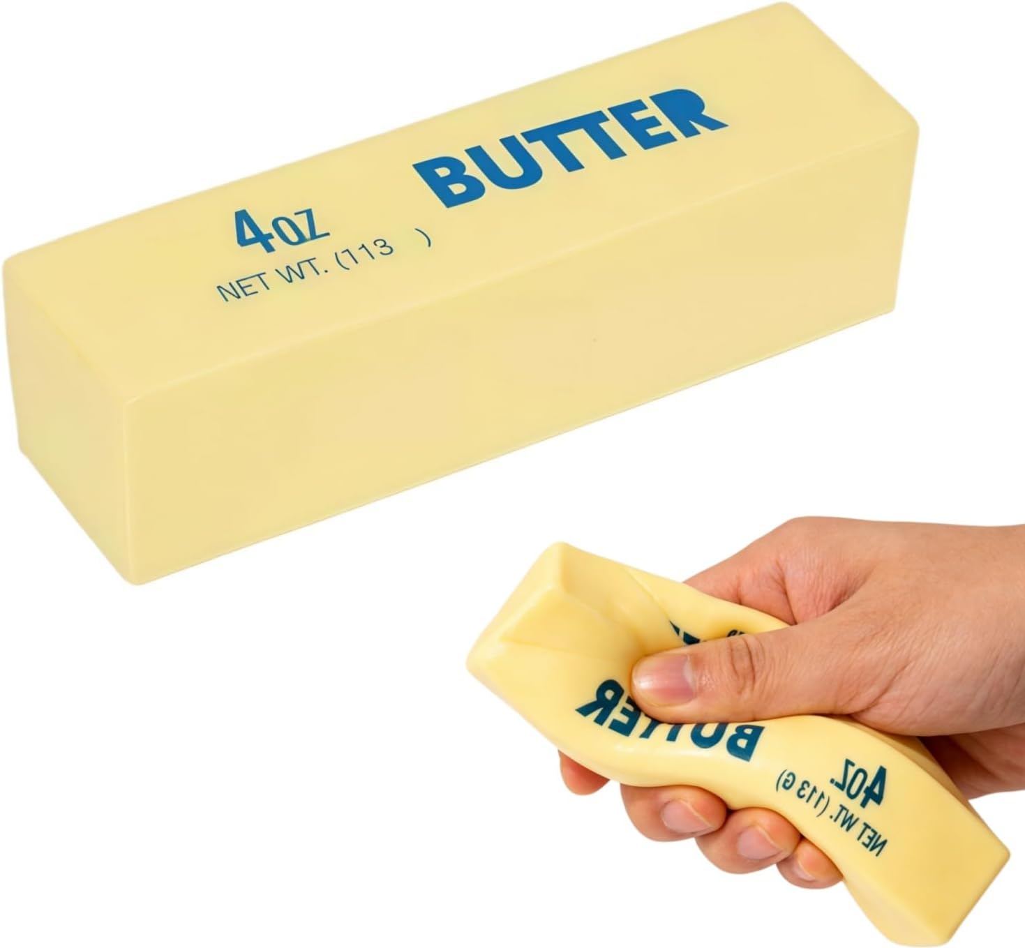 Giant Butter Squishy Toy Realistic Energy — WeirdThingsToBuy weird find