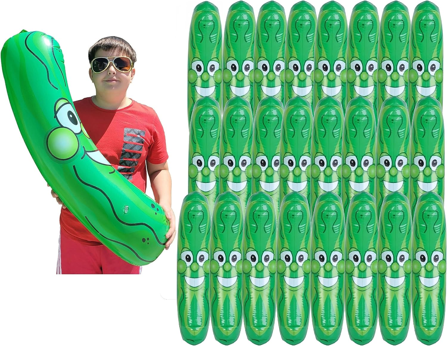 Giant Jumbo 36 Green Inflatable Situation — WeirdThingsToBuy weird find