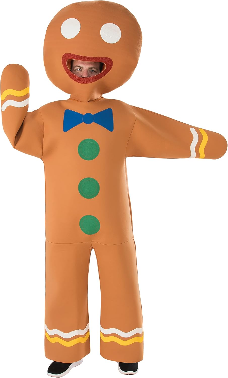 Gingerbread Man Costume Adults Unisex Energy — WeirdThingsToBuy weird find