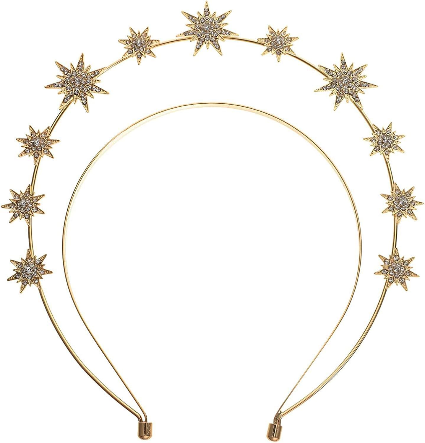 Goddess Halo Crown Women Gold Energy — WeirdThingsToBuy weird find