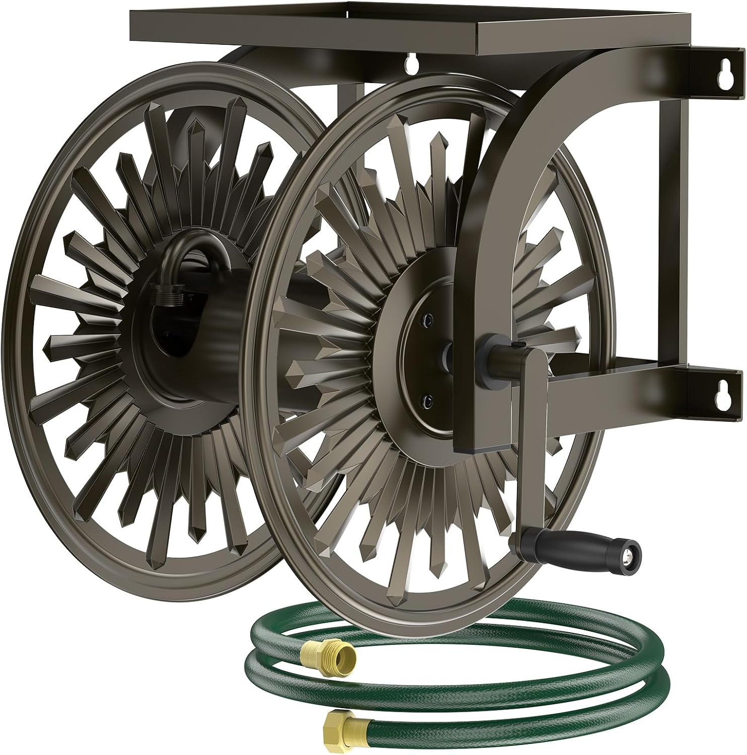 Goforwild Wall Mount Garden Hose Situation — WeirdThingsToBuy weird find