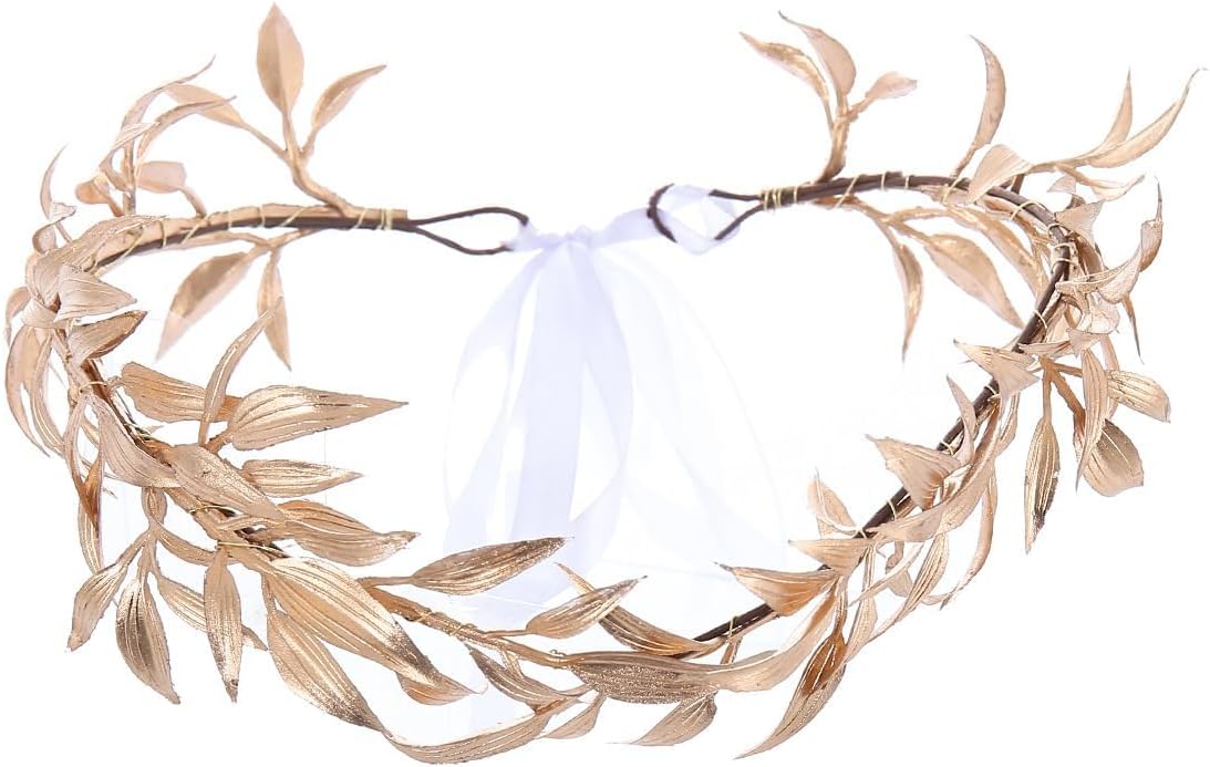 Gold Laurel Leaf Crown Elf Situation — WeirdThingsToBuy weird find