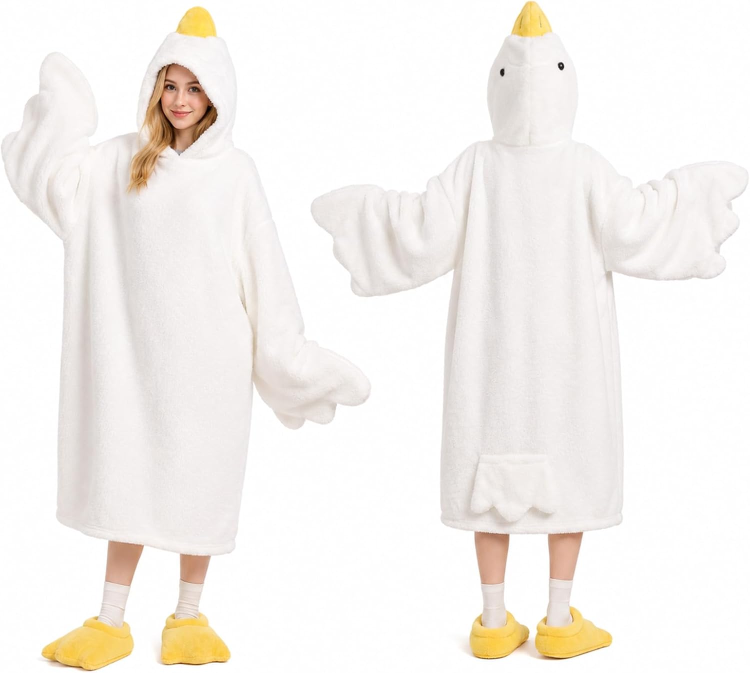 Goose Blanket Hoodie Onesie Wearable Energy — WeirdThingsToBuy weird find