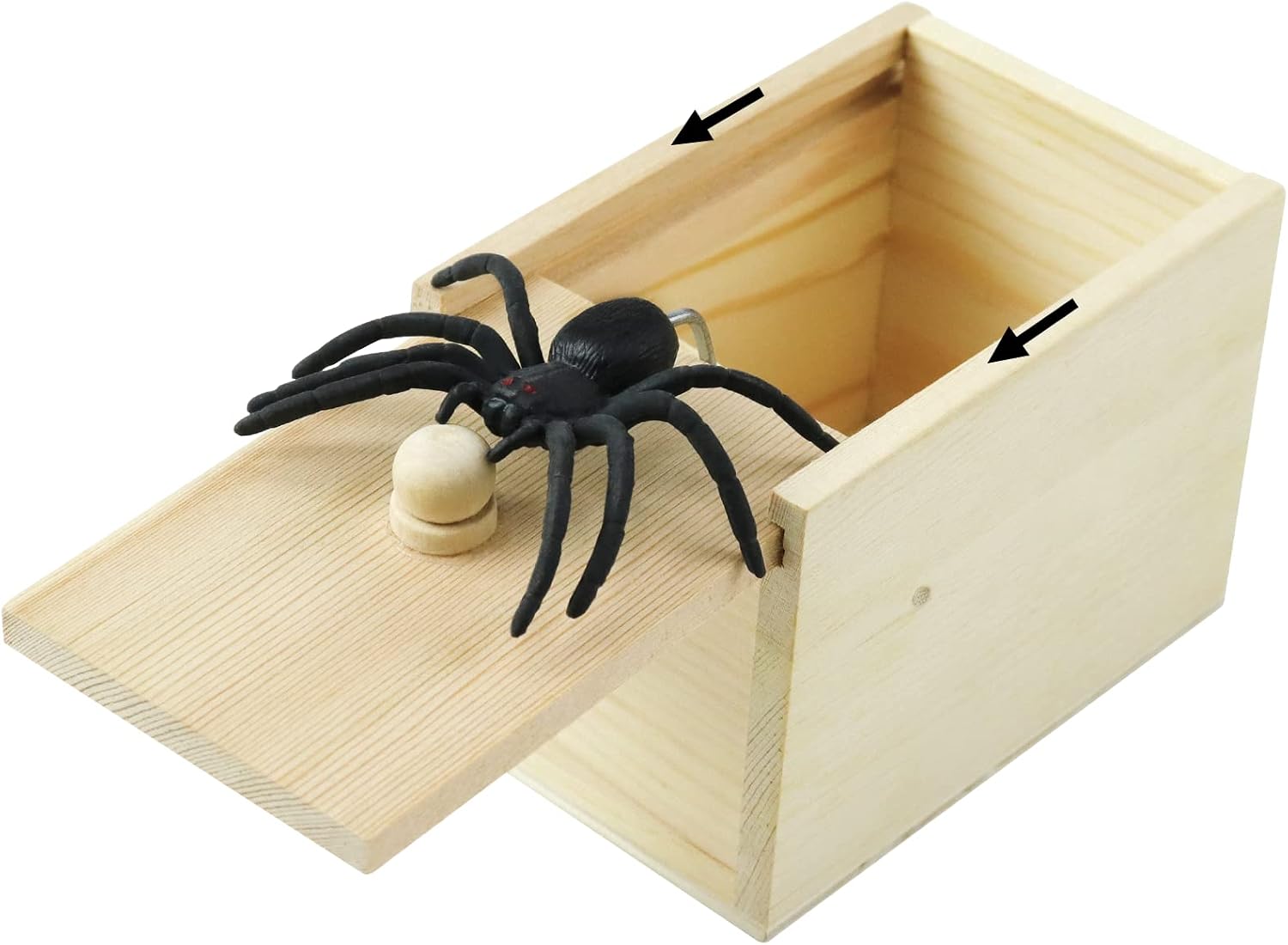 Gooswexmzl Spider Prank Scare Box Situation — WeirdThingsToBuy weird find