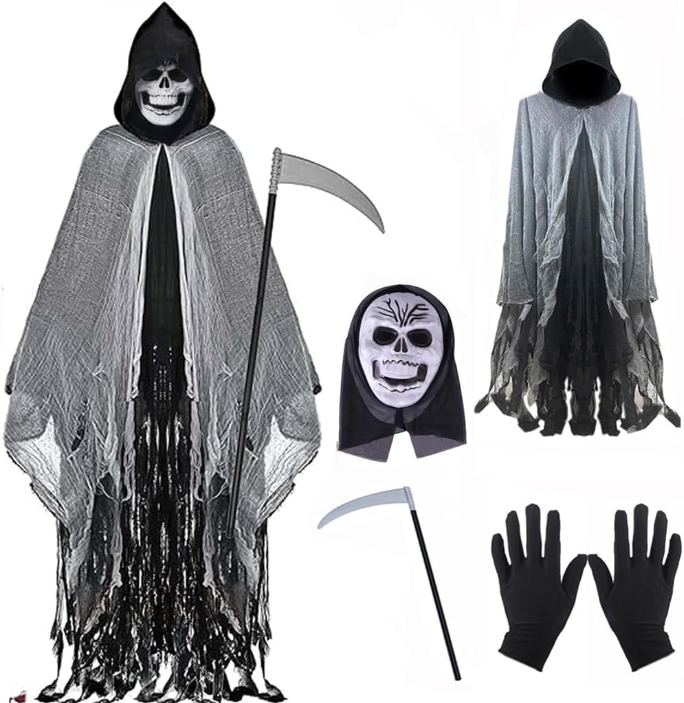 Grim Ghost Reaper Cloak Costume — WeirdThingsToBuy weird find