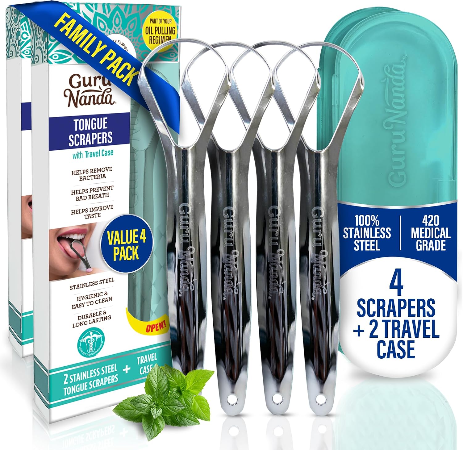 Gurunanda Tongue Scraper Adults Bad Situation — WeirdThingsToBuy weird find