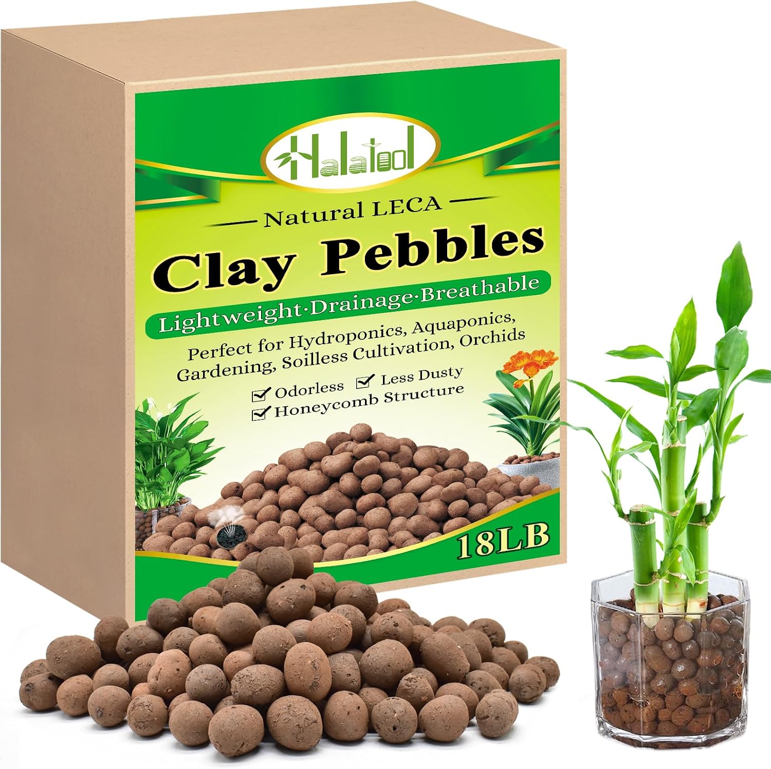 Halatool 18lb Leca Clay Pebbles — WeirdThingsToBuy weird find