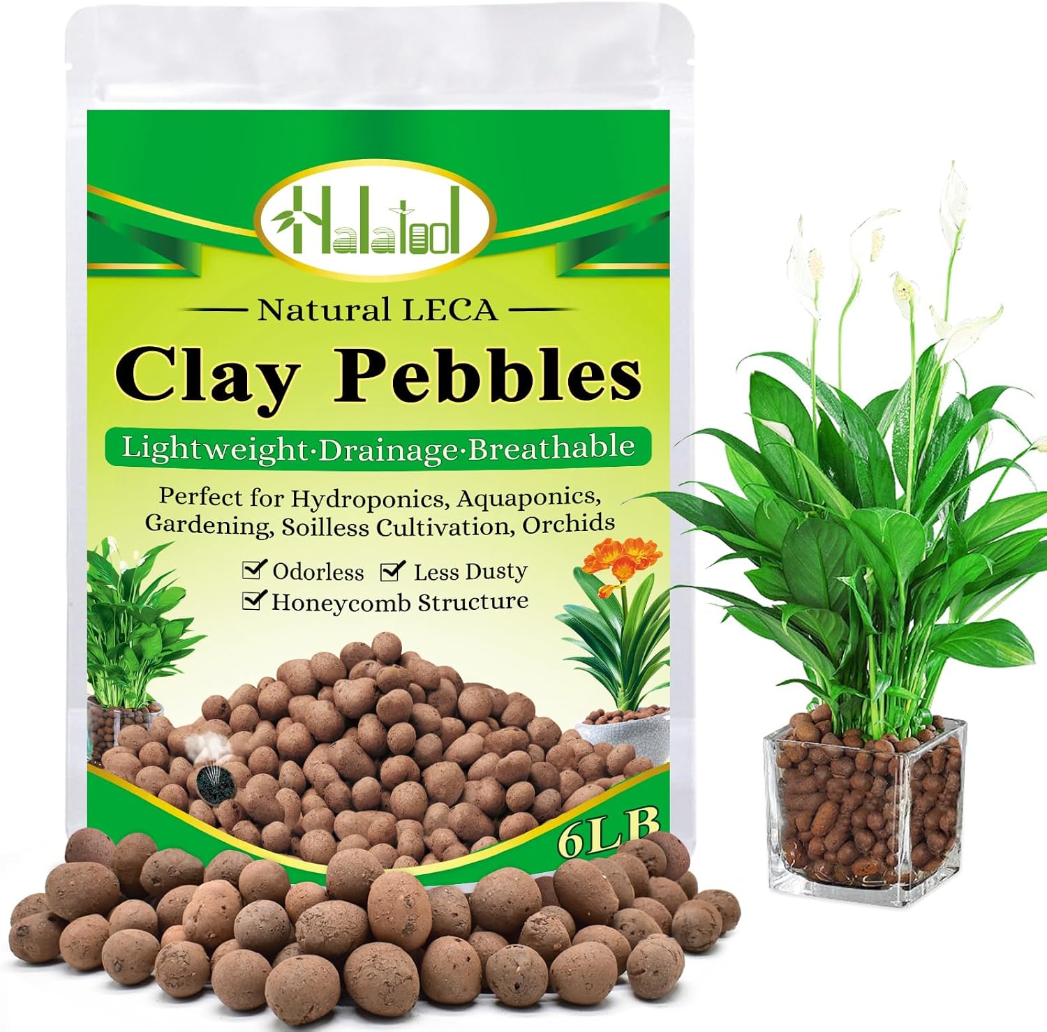 Halatool 6lb Clay Pebbles 4 Energy — WeirdThingsToBuy weird find