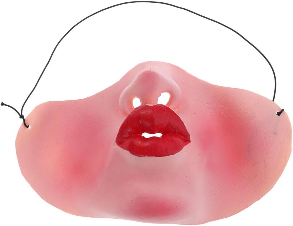 Half Face Costume Accessory Funny Energy — WeirdThingsToBuy weird find