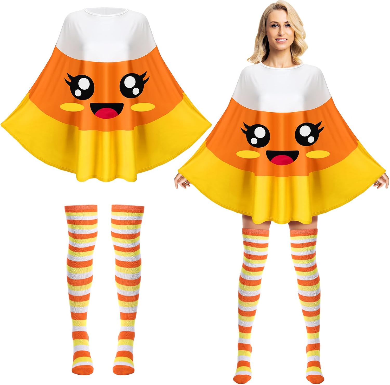 Halloween Candy Corn Costume Women Situation — WeirdThingsToBuy weird find