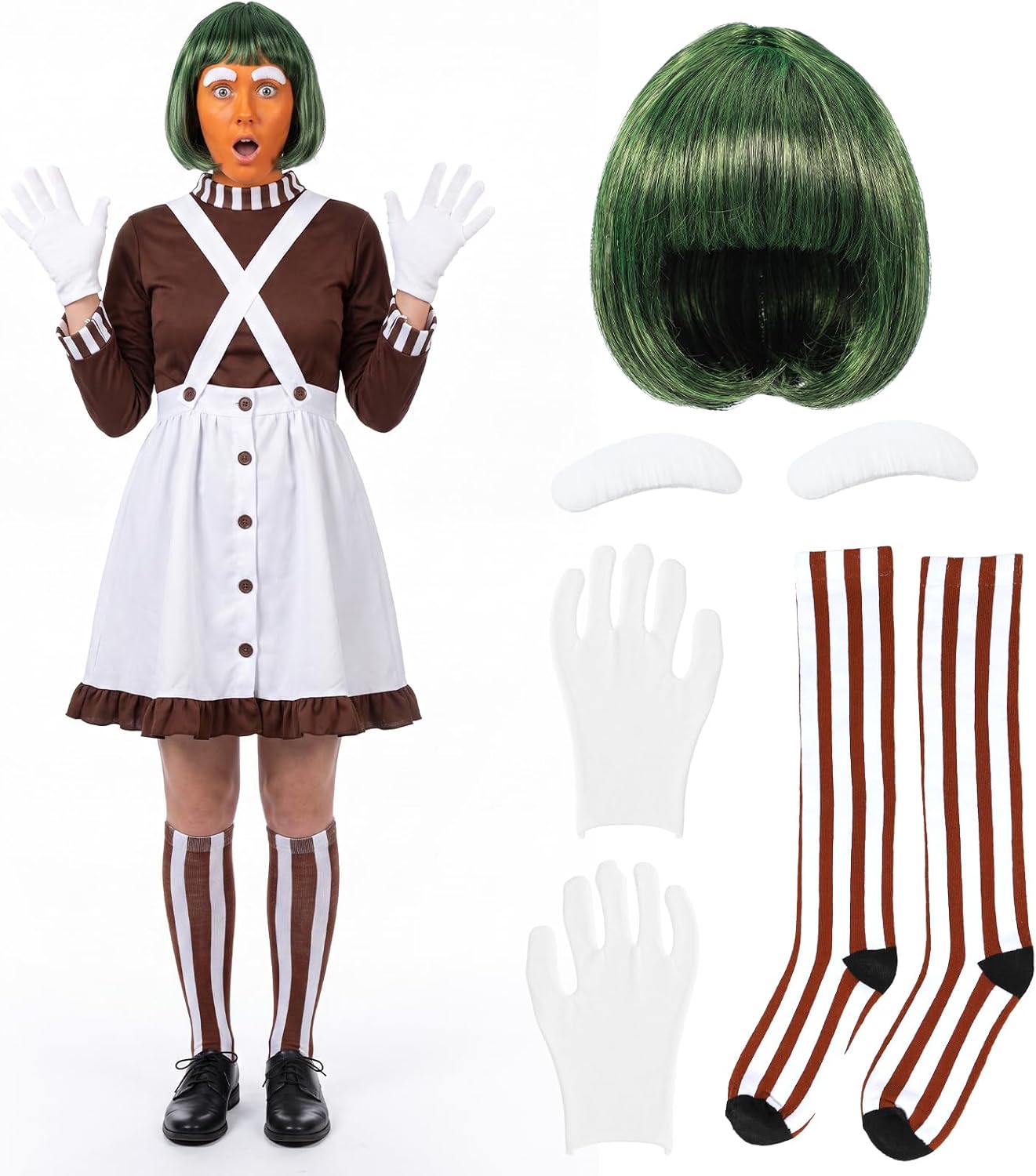 Halloween Costume Accessories Green Wig Energy — WeirdThingsToBuy weird find