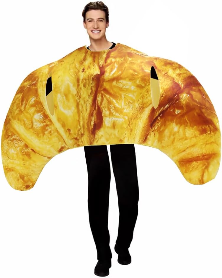 Halloween Croissant Bread Food Costume Situation — WeirdThingsToBuy weird find
