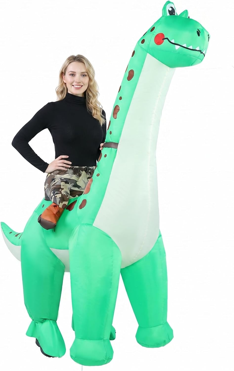 Halloween Dinosaur Inflatable Costume Adult Energy — WeirdThingsToBuy weird find