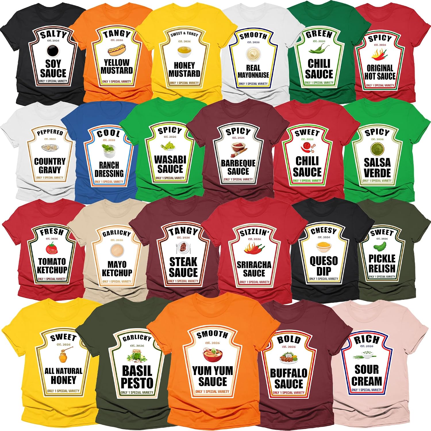 Halloween Family Shirt Matching Condiments Energy — WeirdThingsToBuy weird find