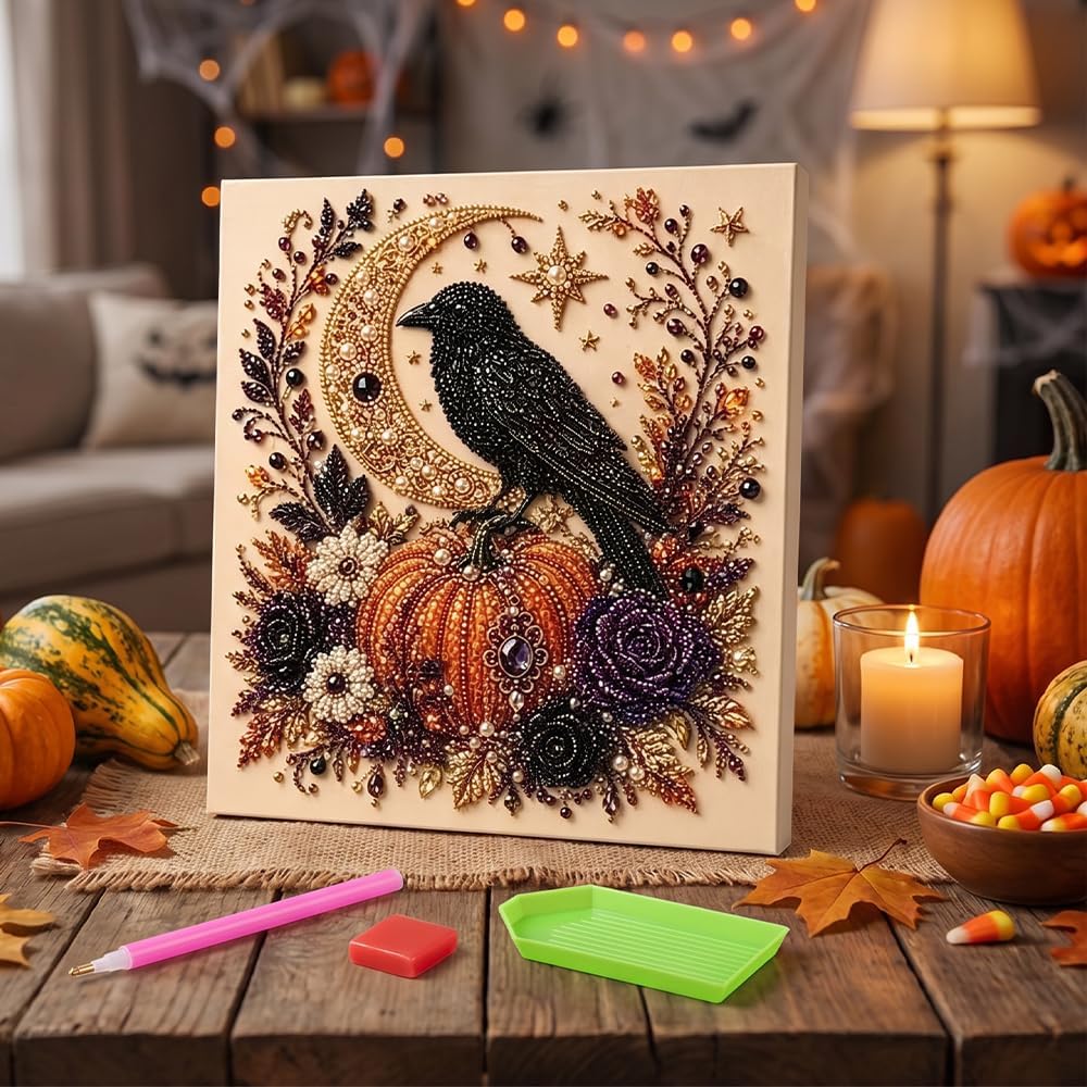 Halloween Ghost Pearl Art Kit Energy — WeirdThingsToBuy weird find