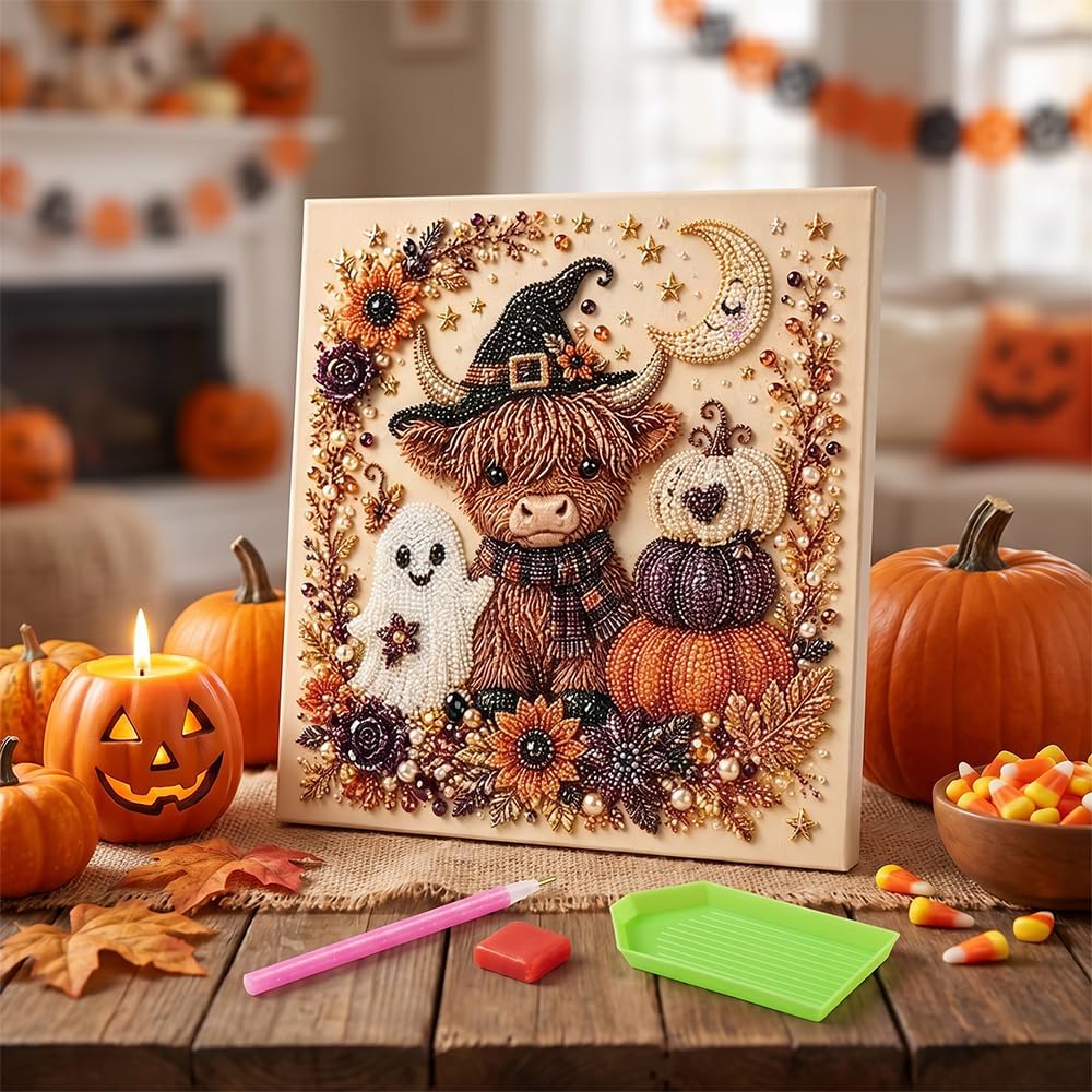 Halloween Ghost Pearl Art Kit Situation — WeirdThingsToBuy weird find