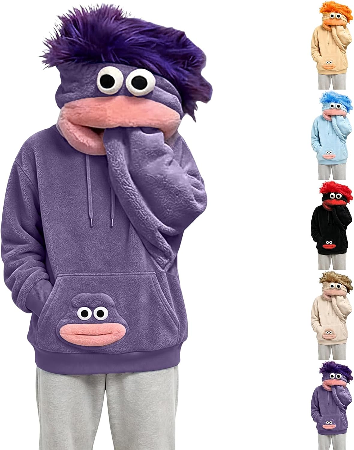 Halloween Hoodie Big Mouth Monster Energy — WeirdThingsToBuy weird find