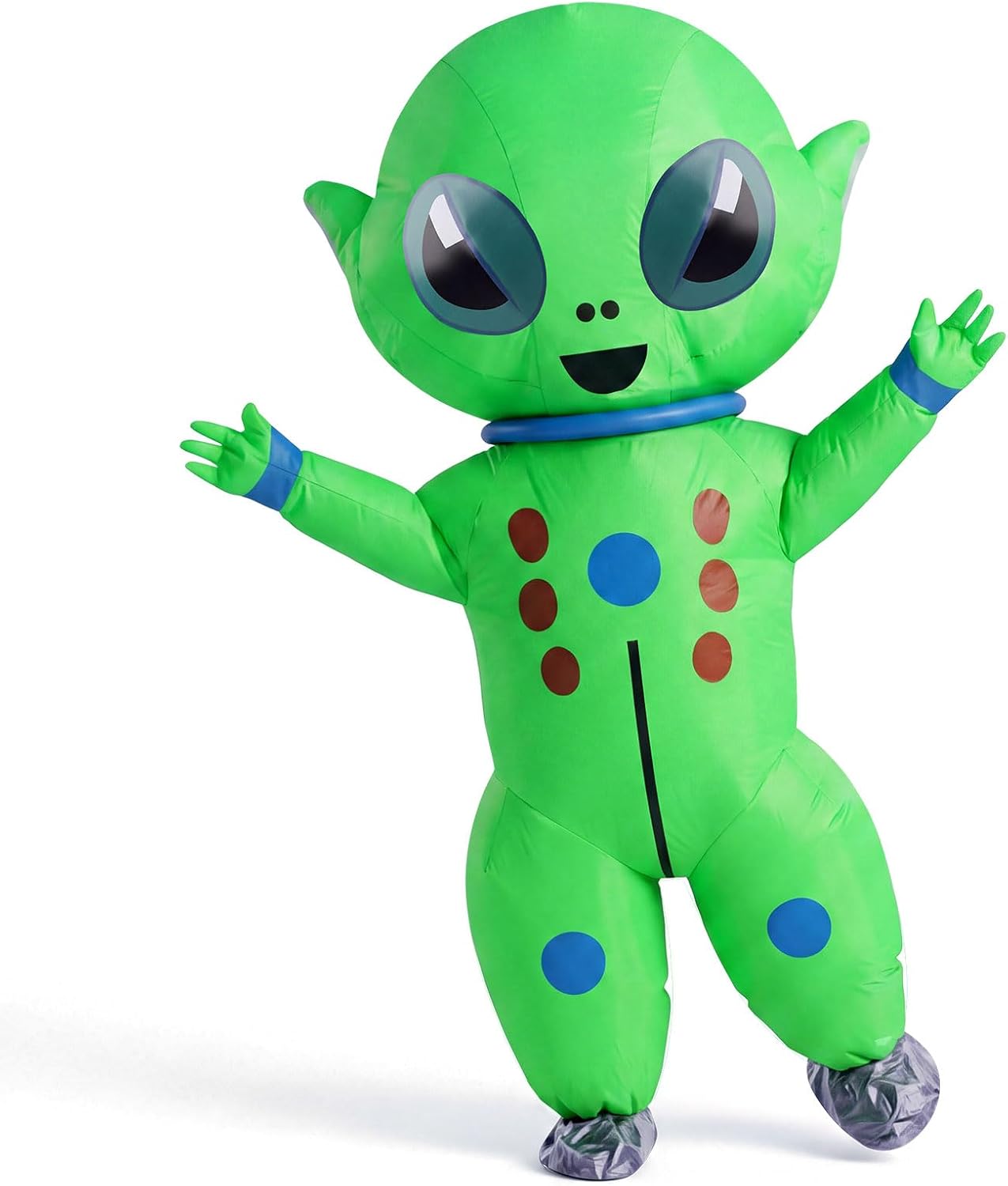 Halloween Inflatable Alien Green Costume Energy — WeirdThingsToBuy weird find