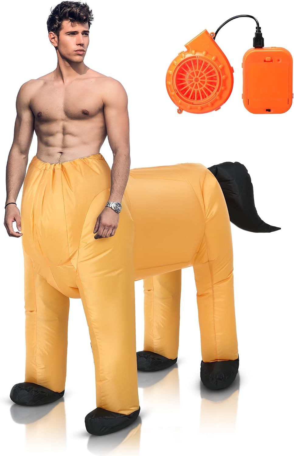 Halloween Inflatable Centaur Costume Adult Situation — WeirdThingsToBuy weird find