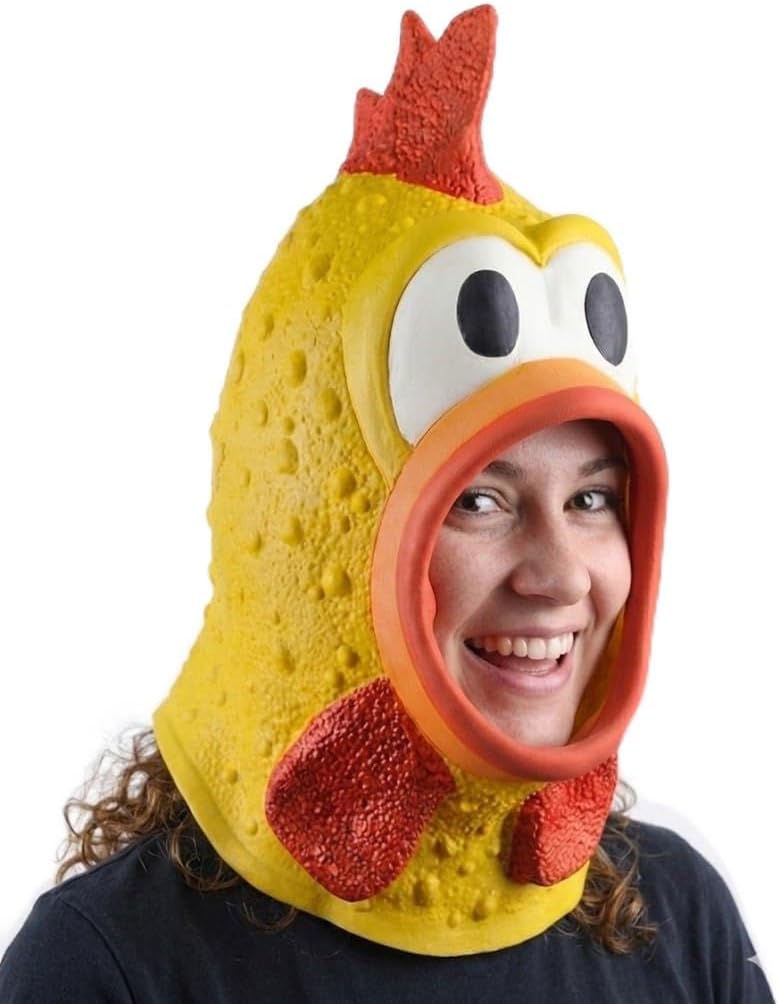 Halloween Mask Chicken Mask Screaming Situation — WeirdThingsToBuy weird find