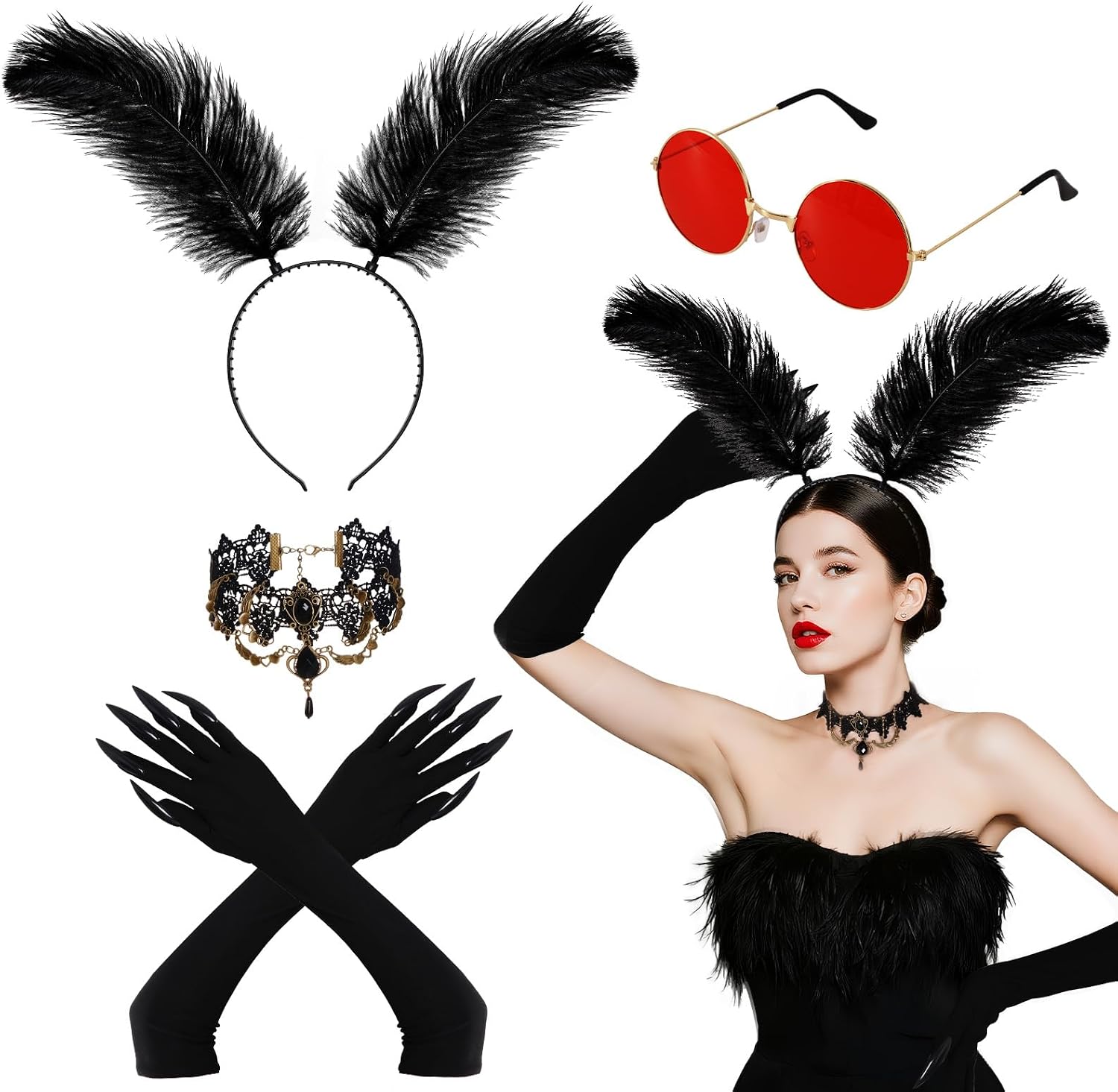 Halloween Mothman Costume Accessories — WeirdThingsToBuy weird find