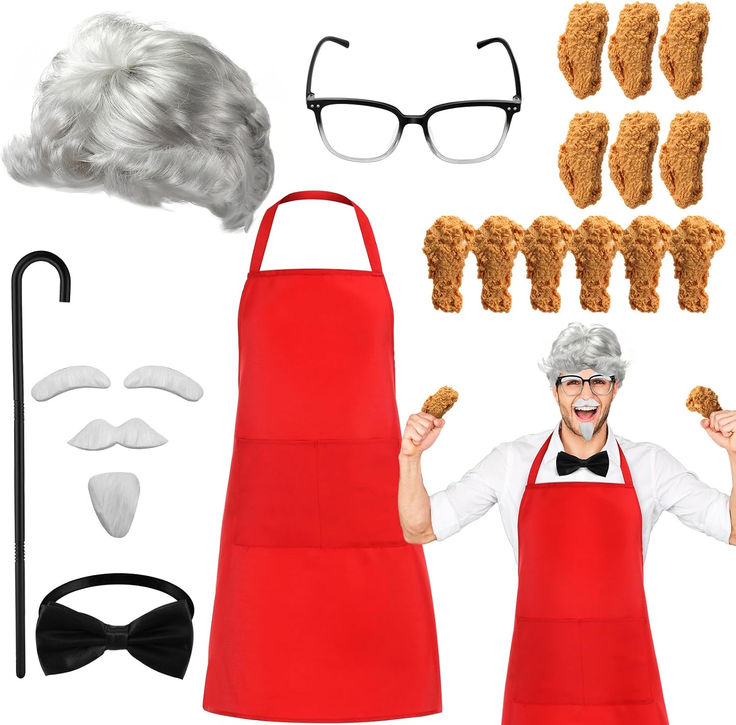 Halloween Old Man Costume Accessory Energy — WeirdThingsToBuy weird find