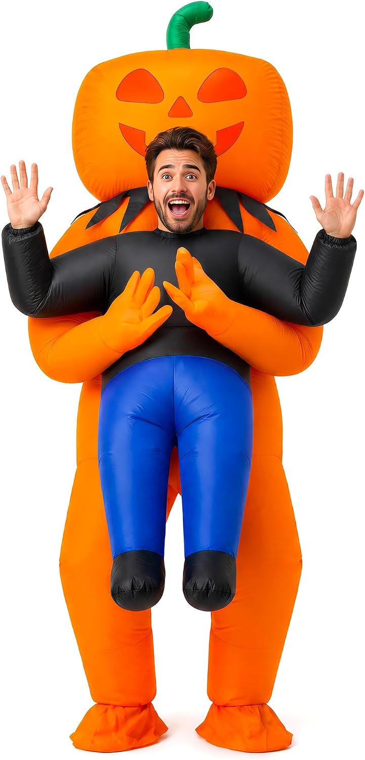 Halloween Pumpkin Monster Inflatable — WeirdThingsToBuy weird find